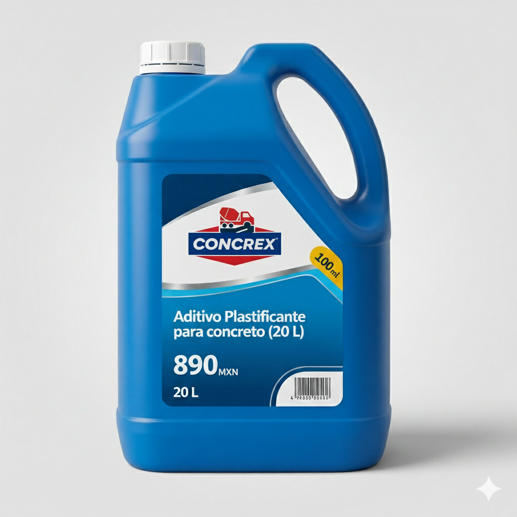 Aditivo Plastificante para Concreto (20 L)